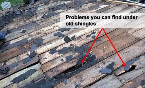 Hidden problems under bad shingles