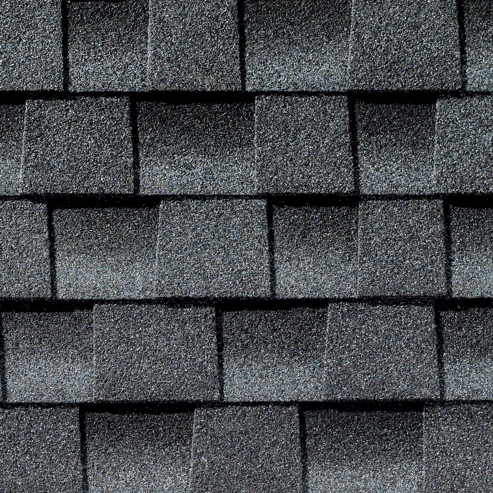 Close up photo of GAF's Timberline Ultra HD Pewter Gray shingle swatch