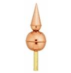 Avalon Finial - Polished Copper - 13