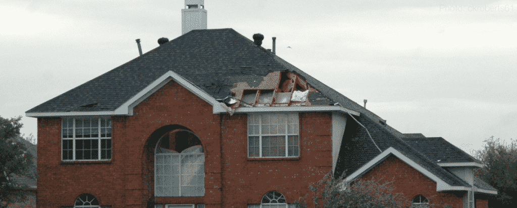Hail Damage to Roof due to Storm