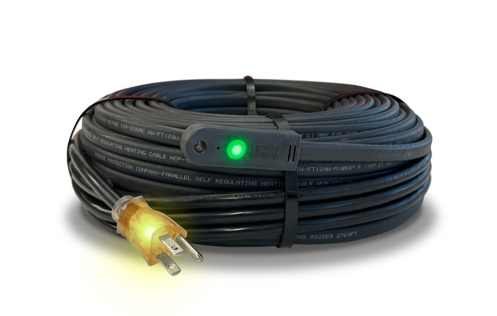 Selfregulation heating cables installation for Roof and Gutter deicing