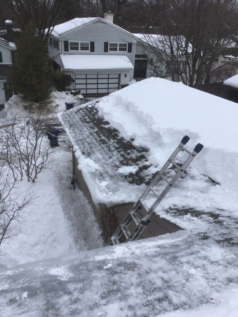 roof snow removal glencoe