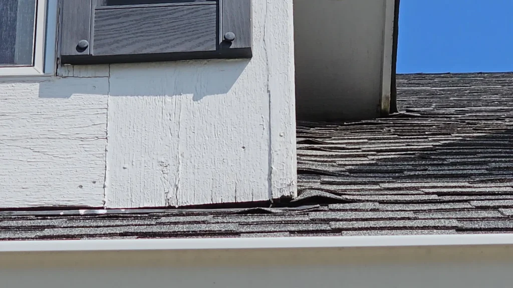 blisters on asphalt shingles