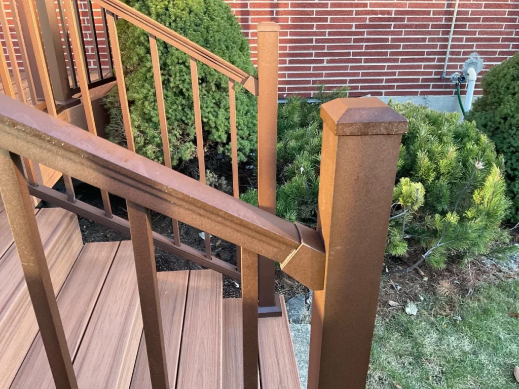 metal deck railings