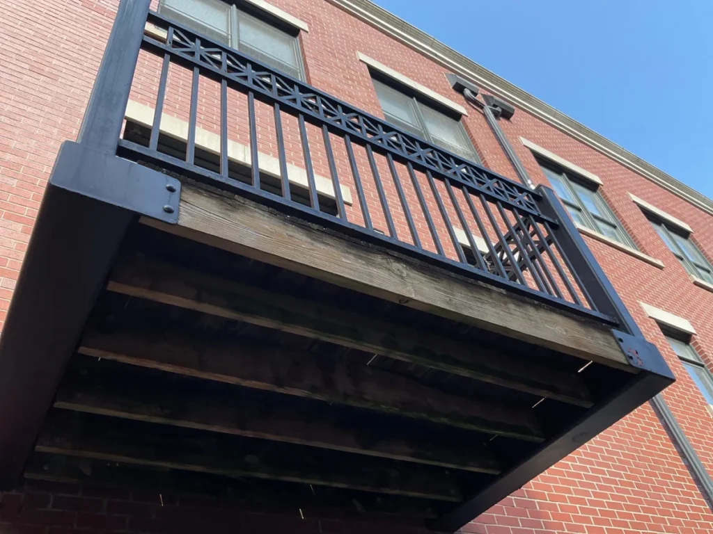 worught iron deck railings