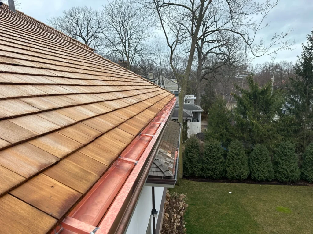 natural cedar roofing contractor glenview