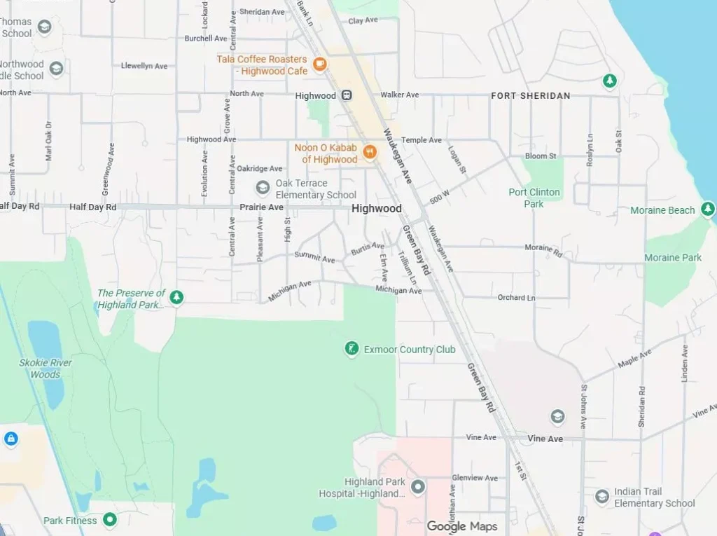 Map of Highwood