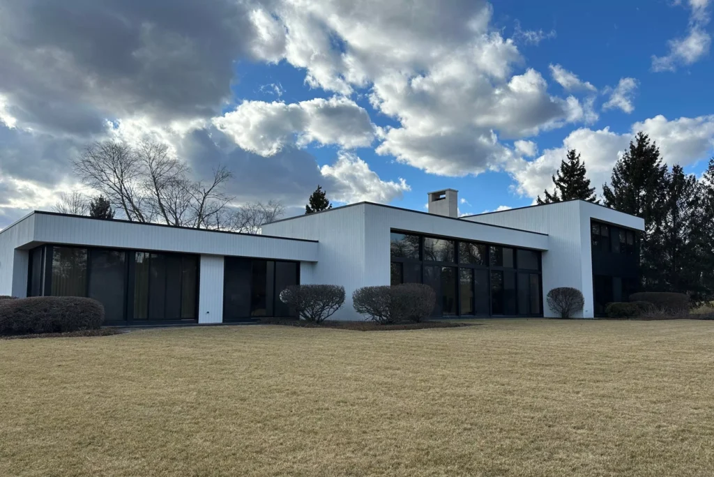 Contemporary house in lake forest
